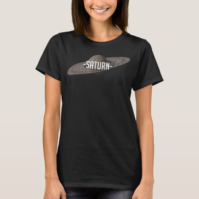 Saturn Planet Solar System 1 T-Shirt (Front)