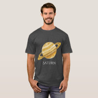 Saturn Planet Watercolor Men's T