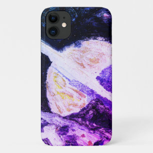 Saturn Rising Purple Space Planet Case-Mate iPhone Case
