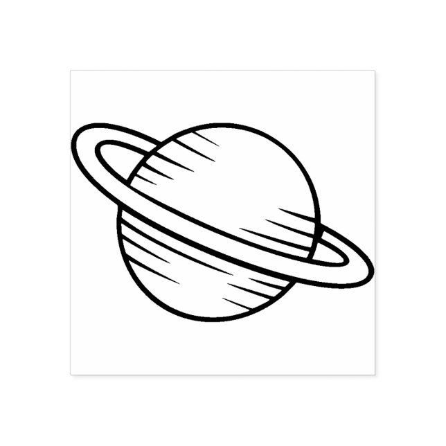 Saturn  Rubber Stamp  (Imprint)
