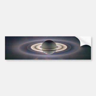 Saturn Solar Eclips Bumper Sticker