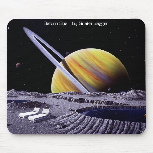 Saturn Spa Mouse Pad (Front)
