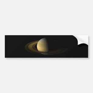 Saturn the Sixth Planet from the Sun Bumper Sticker