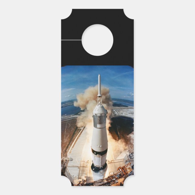 Saturn V Rocket launch 1969 Apollo Spacecraft Door Hanger (Front)