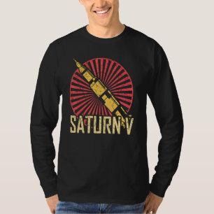 Saturn V Rocket Launch Vehicle Space American Spac T-Shirt