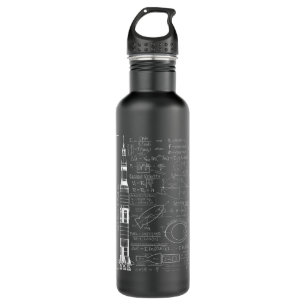 Saturn V Saturn 5 Rocket Science Equations 710 Ml Water Bottle
