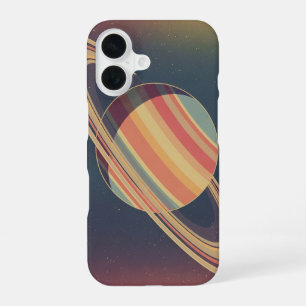 Saturne Vintage Stylisée iPhone 16 Case