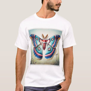 Saturniid moth beauty 060924IREF204 - Watercolor T-Shirt