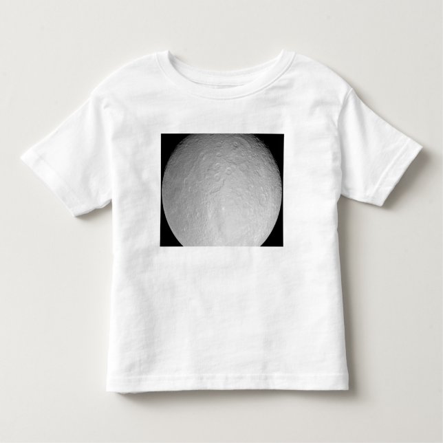 Saturn's icy moon Rhea Toddler T-Shirt (Front)