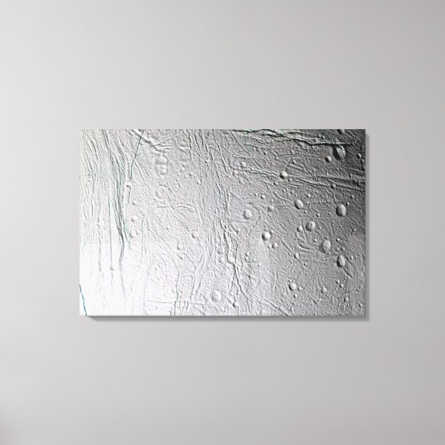 Saturn's moon Enceladus 4 Canvas Print (Front)