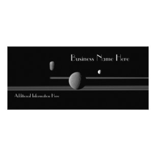 Saturn's Moons 2012 Calendar Business Rack Card
