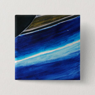 Saturn's Rings 15 Cm Square Badge
