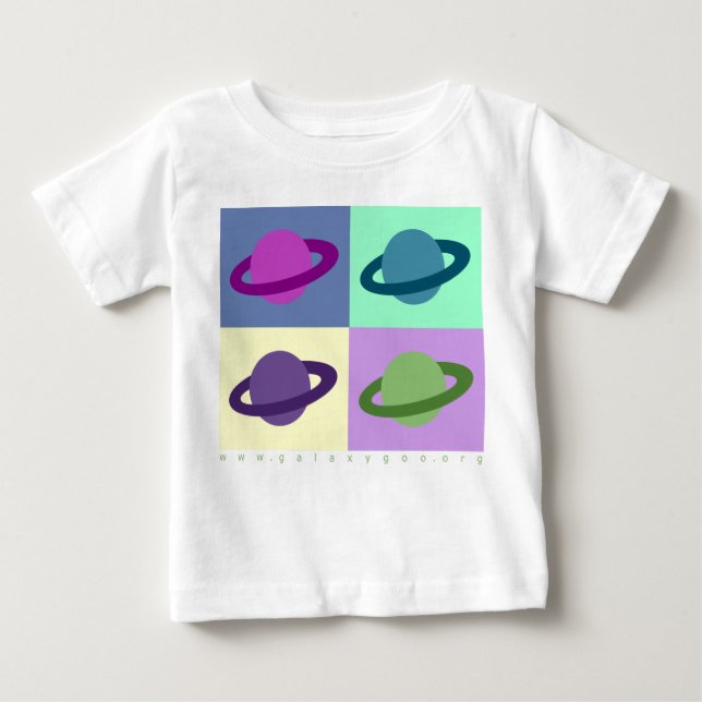 Saturn's Rings Baby T-Shirt (Front)
