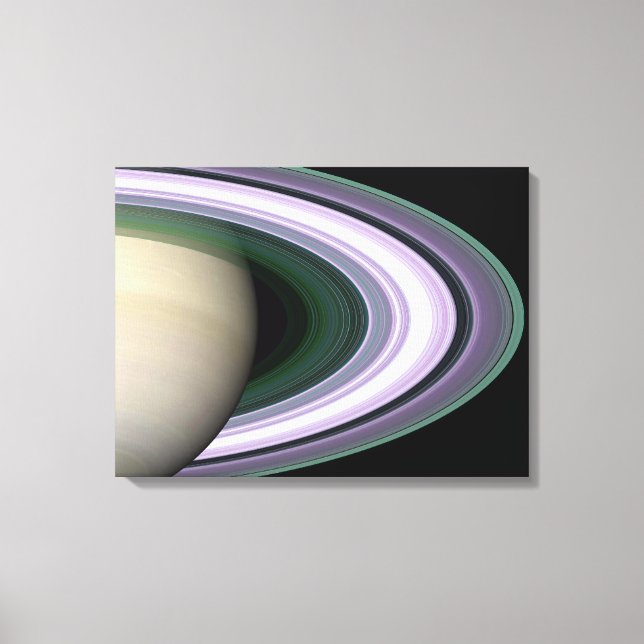 Saturn's Rings Canvas Print (Front)