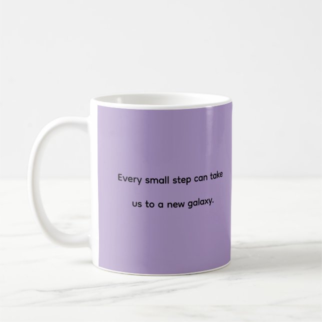 Saturn's Soft Lilac Moments Coffee Mug (Left)