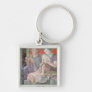 Satyr and Nymph Key Ring