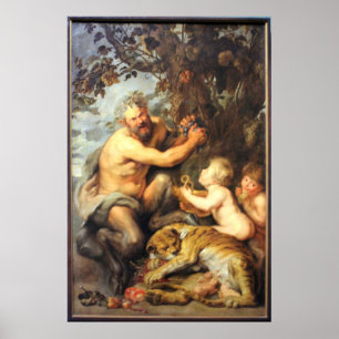 Satyr and Tigress Poster