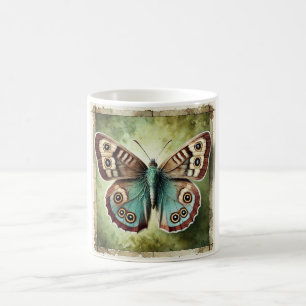 Satyr Butterfly 230824IREF247 - Watercolor Coffee Mug