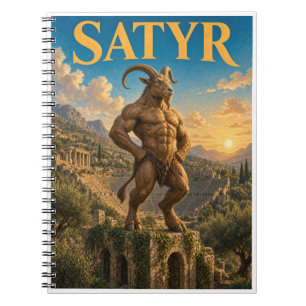 Satyr, Gothic Fantasy Monster Notebook