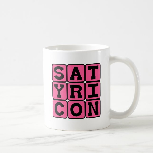 Satyricon, Latin Fiction Coffee Mug (Right)