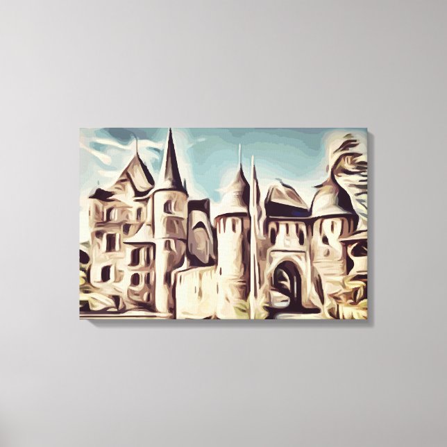 Satzvey castle canvas print (Front)