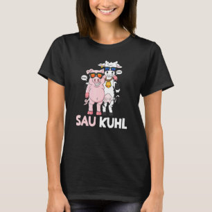 Sau Kuhl Word Game Cows Pigs T-Shirt