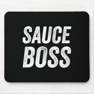 Sauce Boss Chef Bbq Cook Food Humorousa Mouse Pad