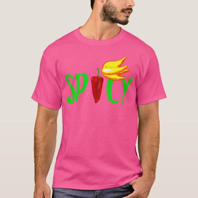 Sauce Lovers Gift 	 Hot Chilli Pepper Funny Tshirt (Front)