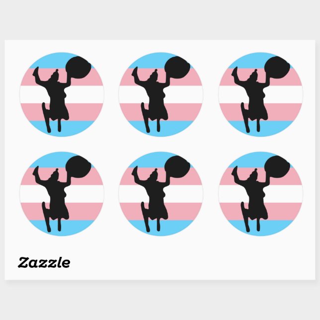 Saucer Girl Classic Round Sticker (Sheet)