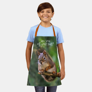 Saucy Red Squirrel in the Fir Apron