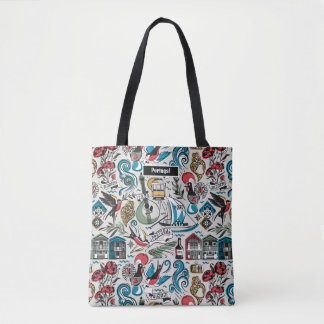 Saudade // popular motifs from Portugal Tote Bag