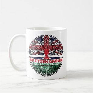 Saudi Arabia Arabian Uk United Kingdom British Coffee Mug
