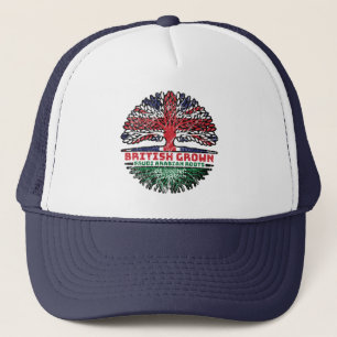 Saudi Arabia Arabian Uk United Kingdom British Trucker Hat