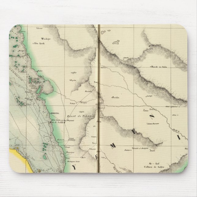 Saudi Arabia, Asia 100 Mouse Pad (Front)