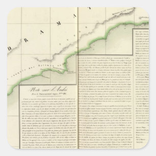 Saudi Arabia, Asia 101 Square Sticker