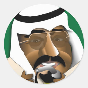 Saudi Arabia Classic Round Sticker