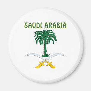 SAUDI ARABIA Coat Of Arms Magnet