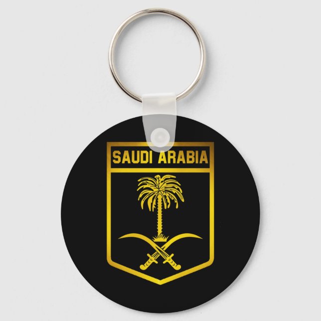 Saudi Arabia Emblem Key Ring (Front)
