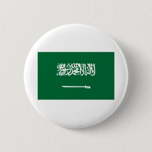 Saudi Arabia Flag 6 Cm Round Badge