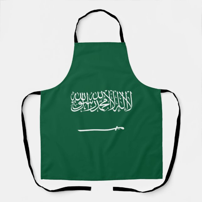 Saudi Arabia Flag Apron (Front)