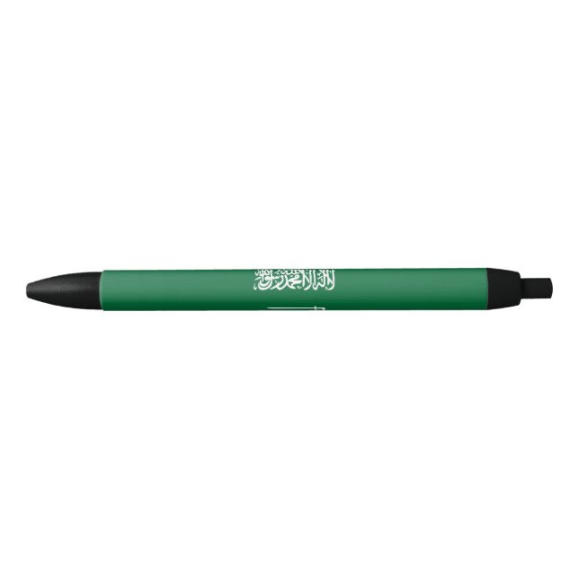 Saudi Arabia flag Black Ink Pen (Front)