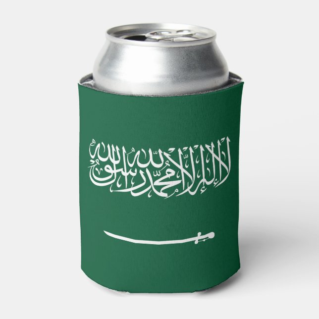 Saudi Arabia Flag Can Cooler (Can Front)