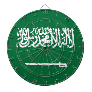Saudi Arabia flag Dartboard