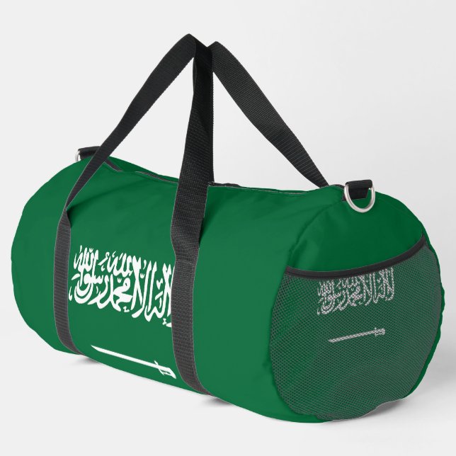 Saudi Arabia flag Duffle Bag (Right Corner)