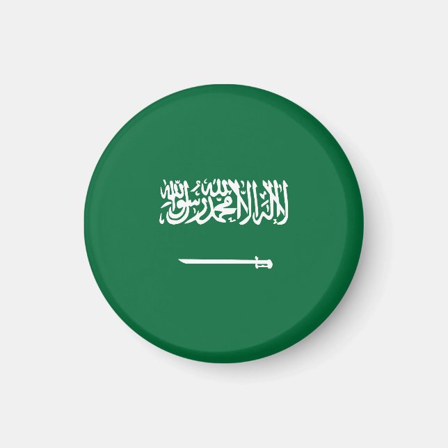 Saudi Arabia flag Magnet (Front)