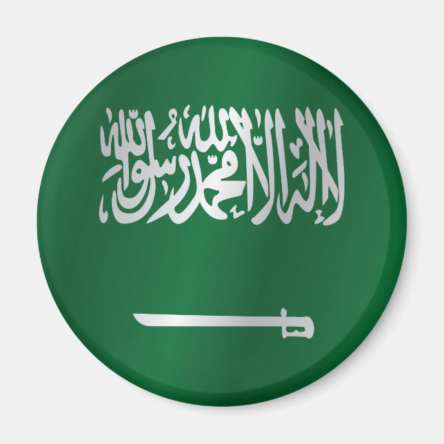 Saudi Arabia flag Magnet (Front)