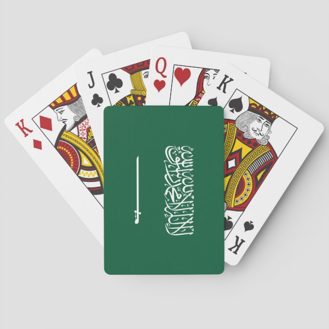 Saudi Arabia Flag Playing Cards (Back)