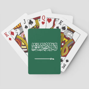 Saudi Arabia Flag Playing Cards