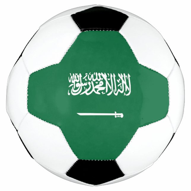 Saudi Arabia flag Soccer Ball (Front)