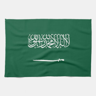 Saudi Arabia Flag Tea Towel